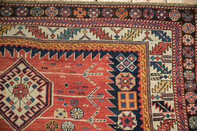 4.5x9 Antique Caucasian Rug Runner by Old New House® - product image 3 for Resin Society