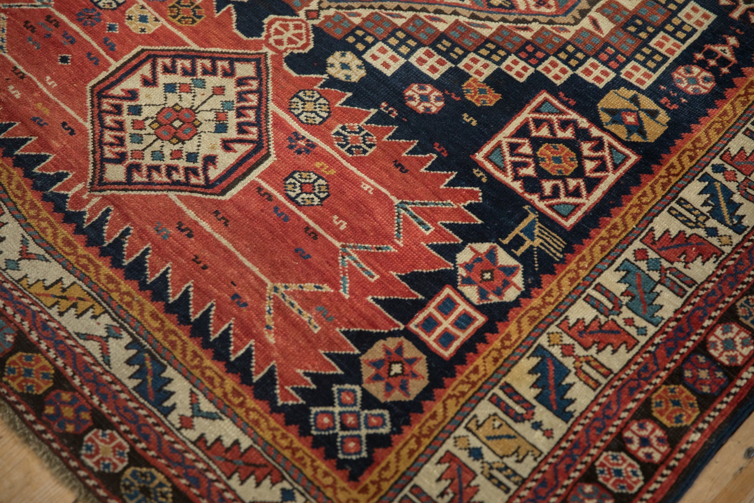 4.5x9 Antique Caucasian Rug Runner by Old New House® - product image 7 for Resin Society