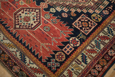 4.5x9 Antique Caucasian Rug Runner by Old New House® - product image 7 for Resin Society