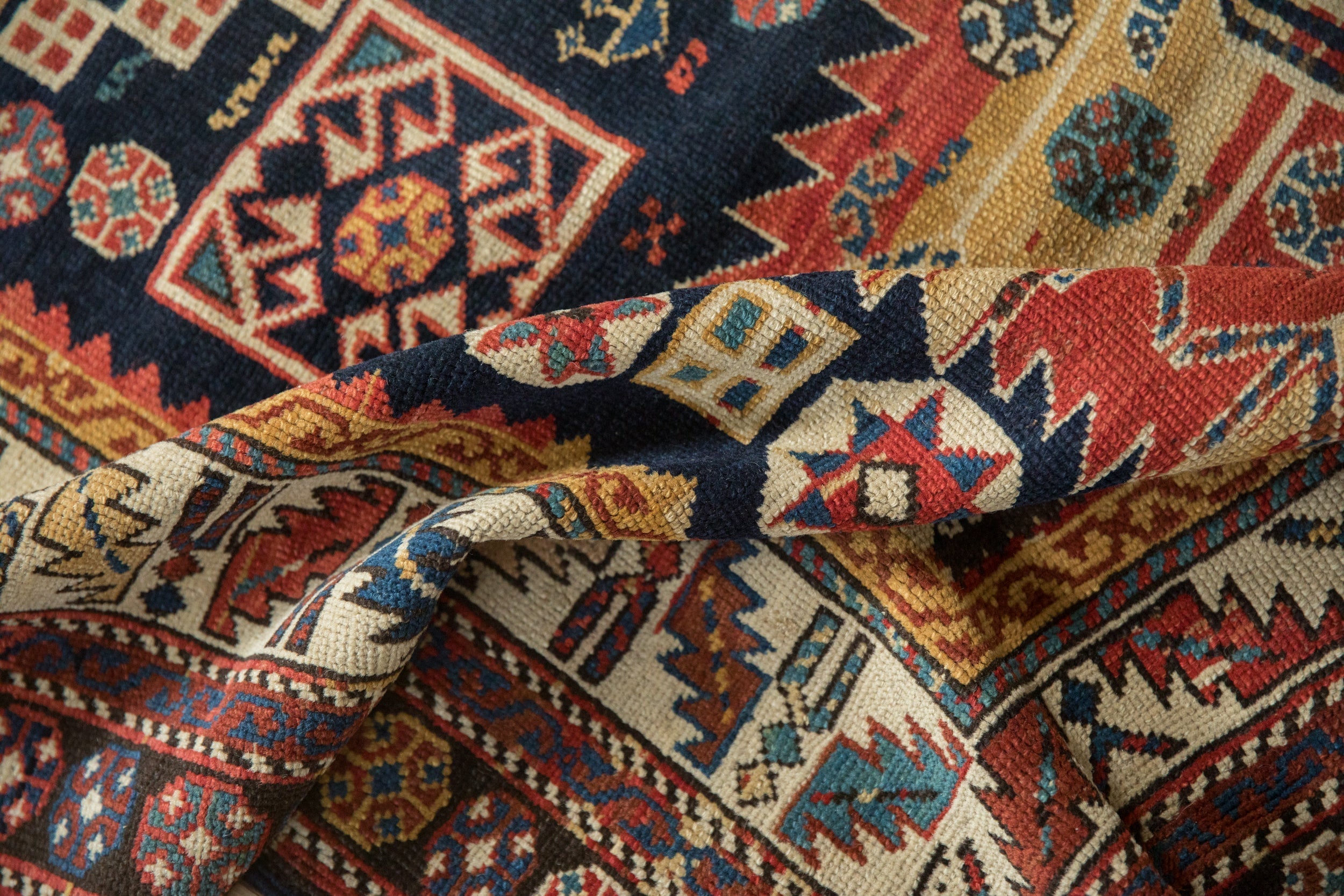 4.5x9 Antique Caucasian Rug Runner by Old New House® - product image 10 for Resin Society