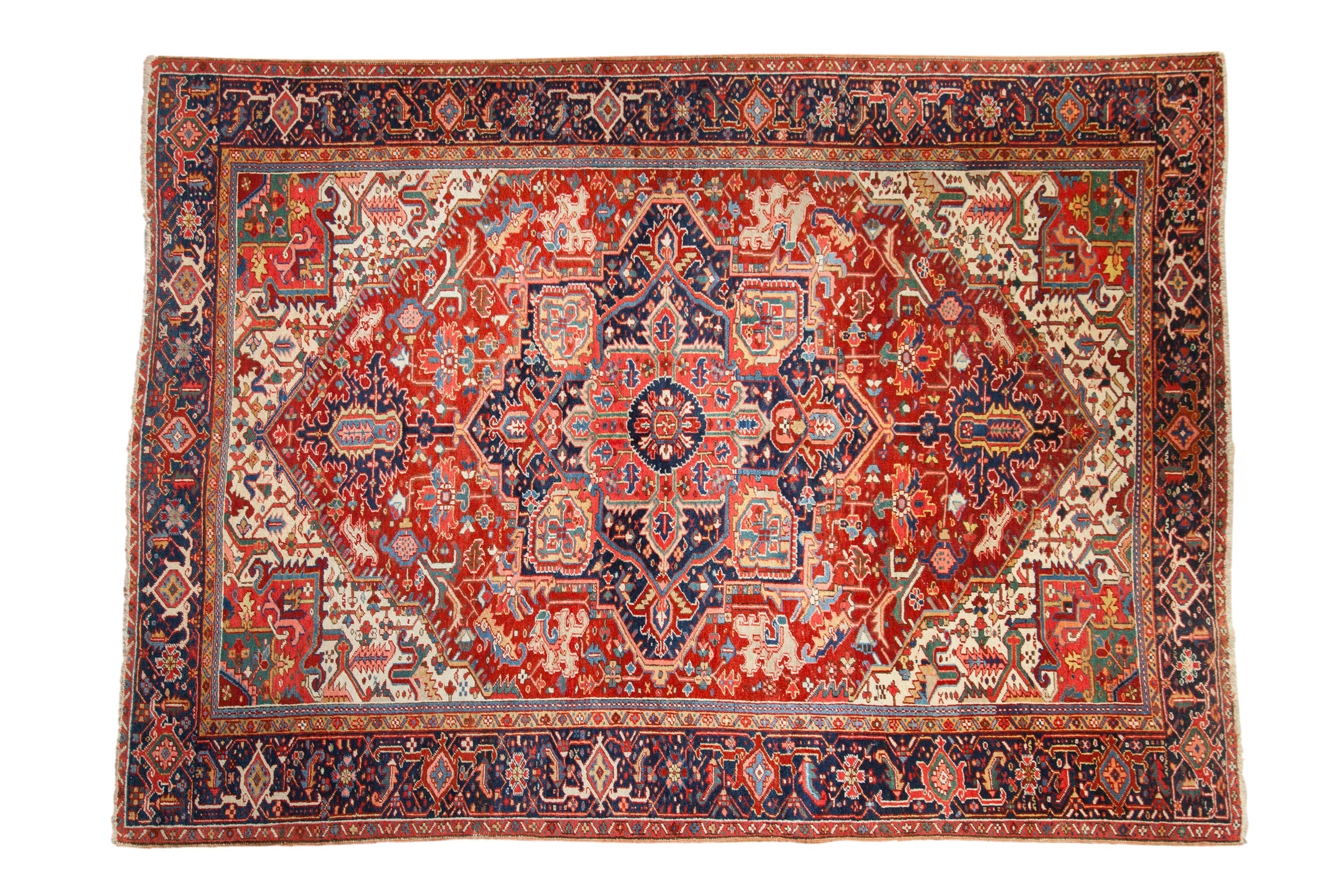 7.5x11 Vintage Heriz Carpet by Old New House® - main product image for Resin Society