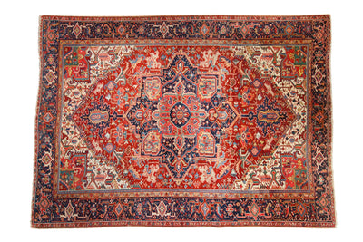 7.5x11 Vintage Heriz Carpet by Old New House® - main product image for Resin Society
