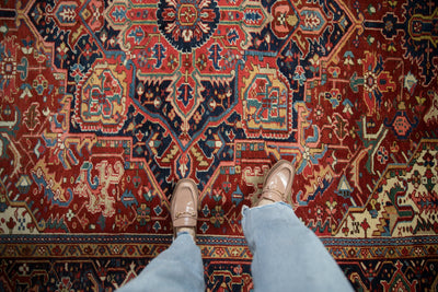 7.5x11 Vintage Heriz Carpet by Old New House® - product image 2 for Resin Society