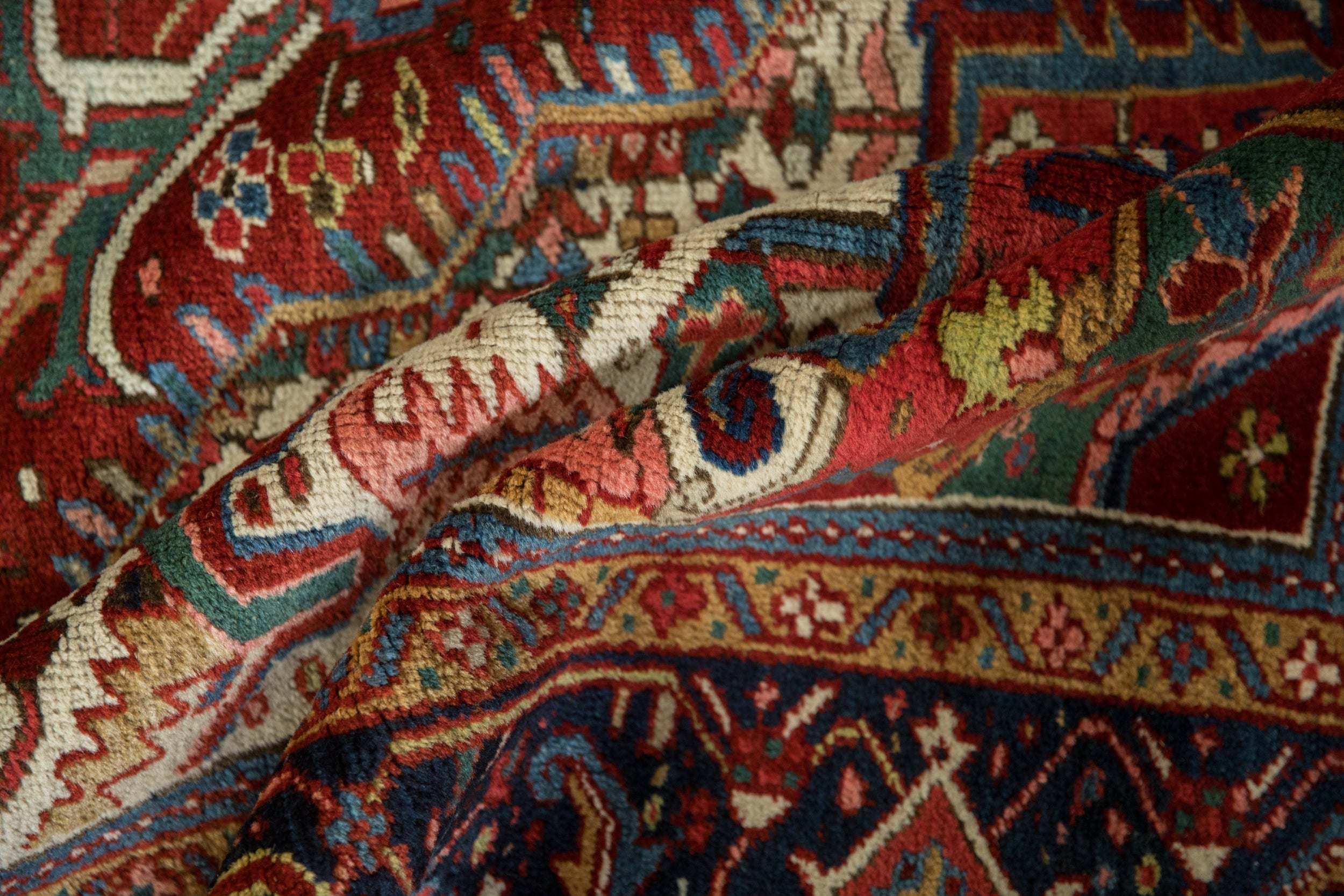 7.5x11 Vintage Heriz Carpet by Old New House® - product image 12 for Resin Society