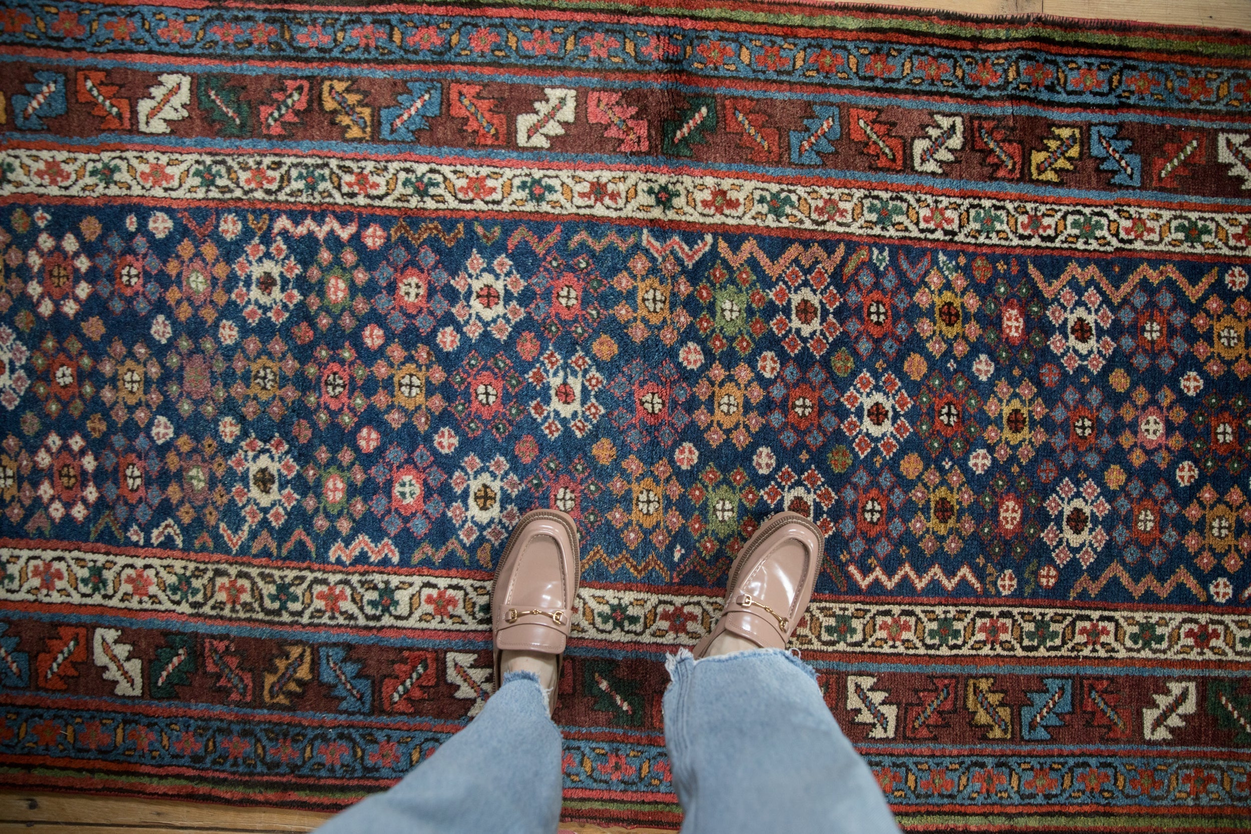 3.5x14.5 Antique Northwest Persian Rug Runner by Old New House® - product image 2 for Resin Society
