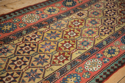 4x11.5 Antique Kazak Rug Runner by Old New House® - product image 6 for Resin Society