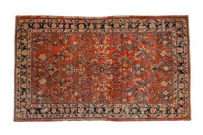 5x8.5 Vintage Sarouk Carpet by Old New House® - main product image for Resin Society