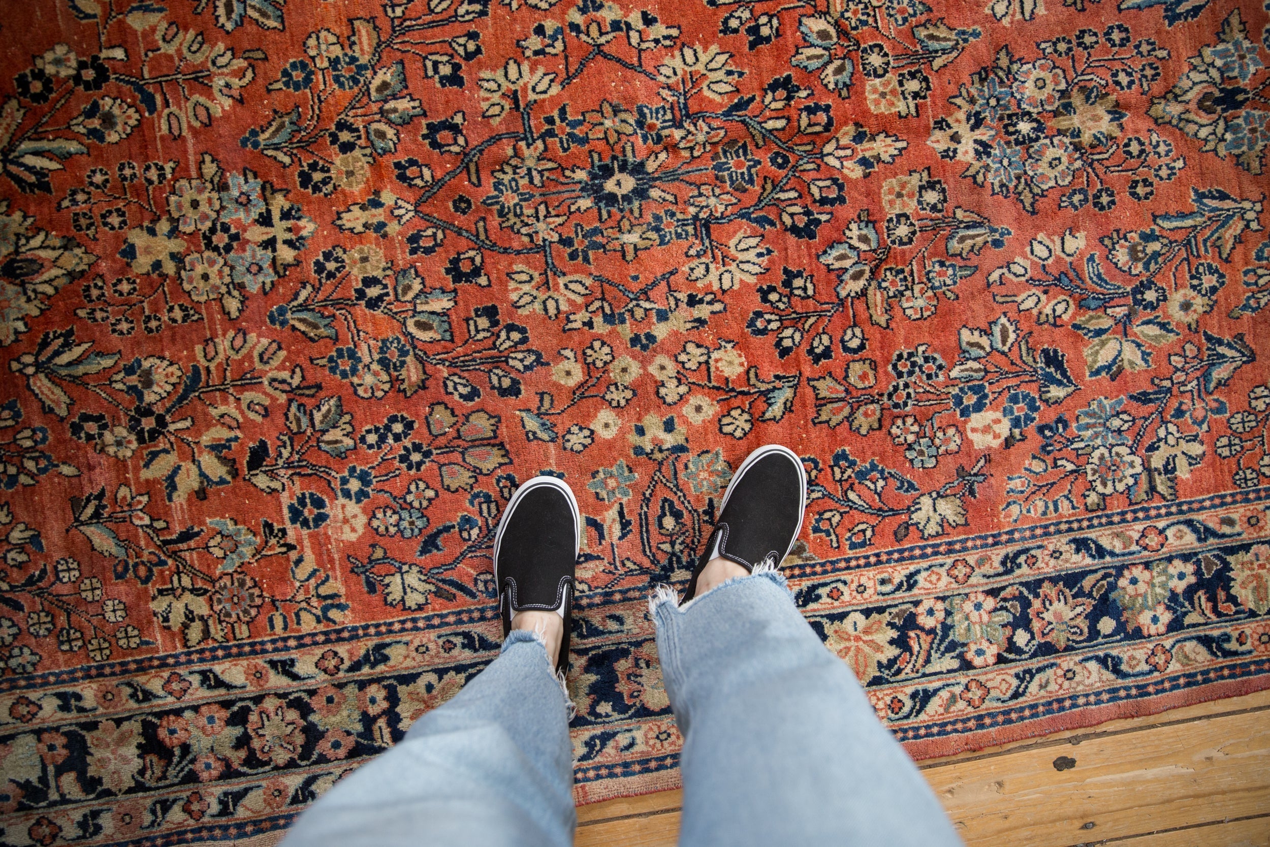 5x8.5 Vintage Sarouk Carpet by Old New House® - product image 2 for Resin Society
