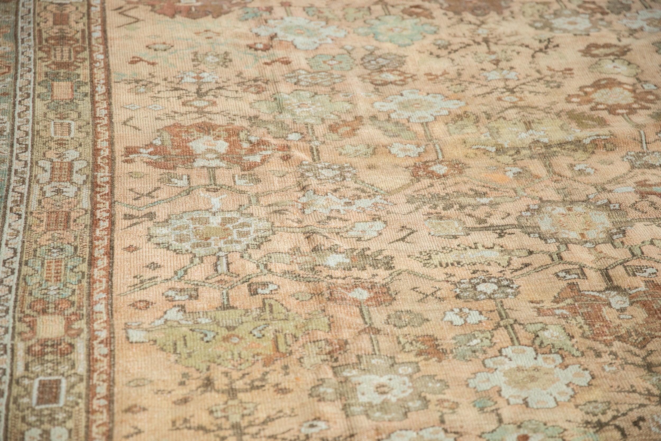9x11.5 Vintage Distressed Ghiordes Carpet by Old New House® - product image 6 for Resin Society