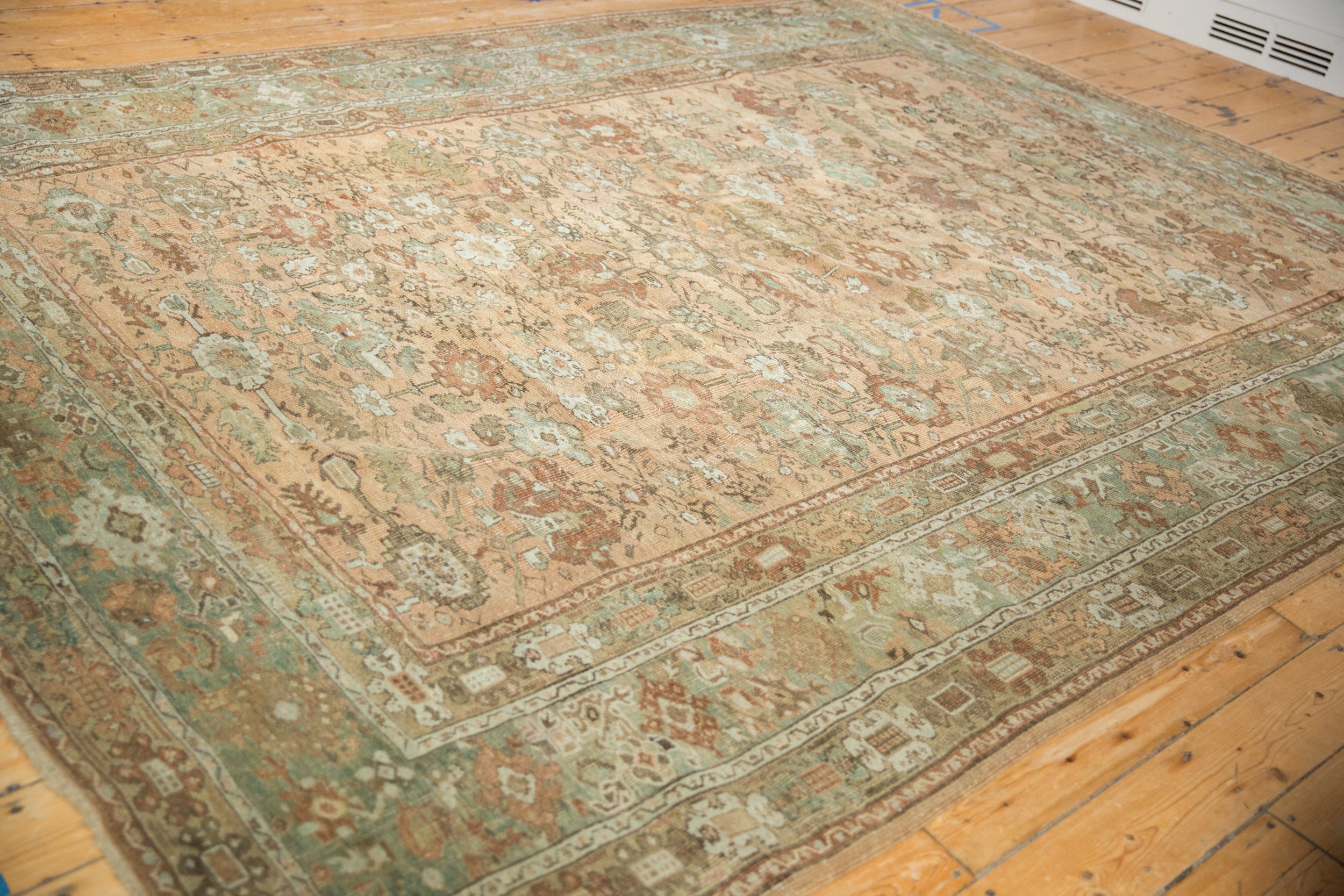 9x11.5 Vintage Distressed Ghiordes Carpet by Old New House® - product image 7 for Resin Society