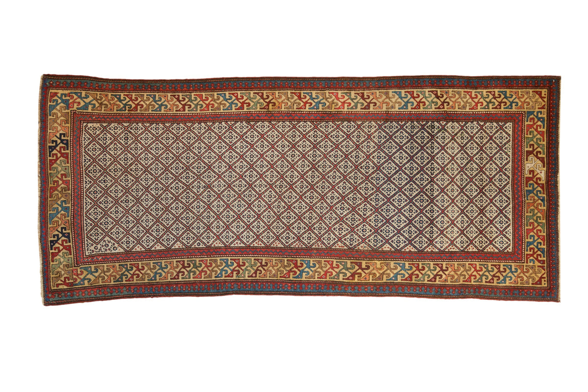 4x9 Antique Caucasian Rug Runner by Old New House® - main product image for Resin Society