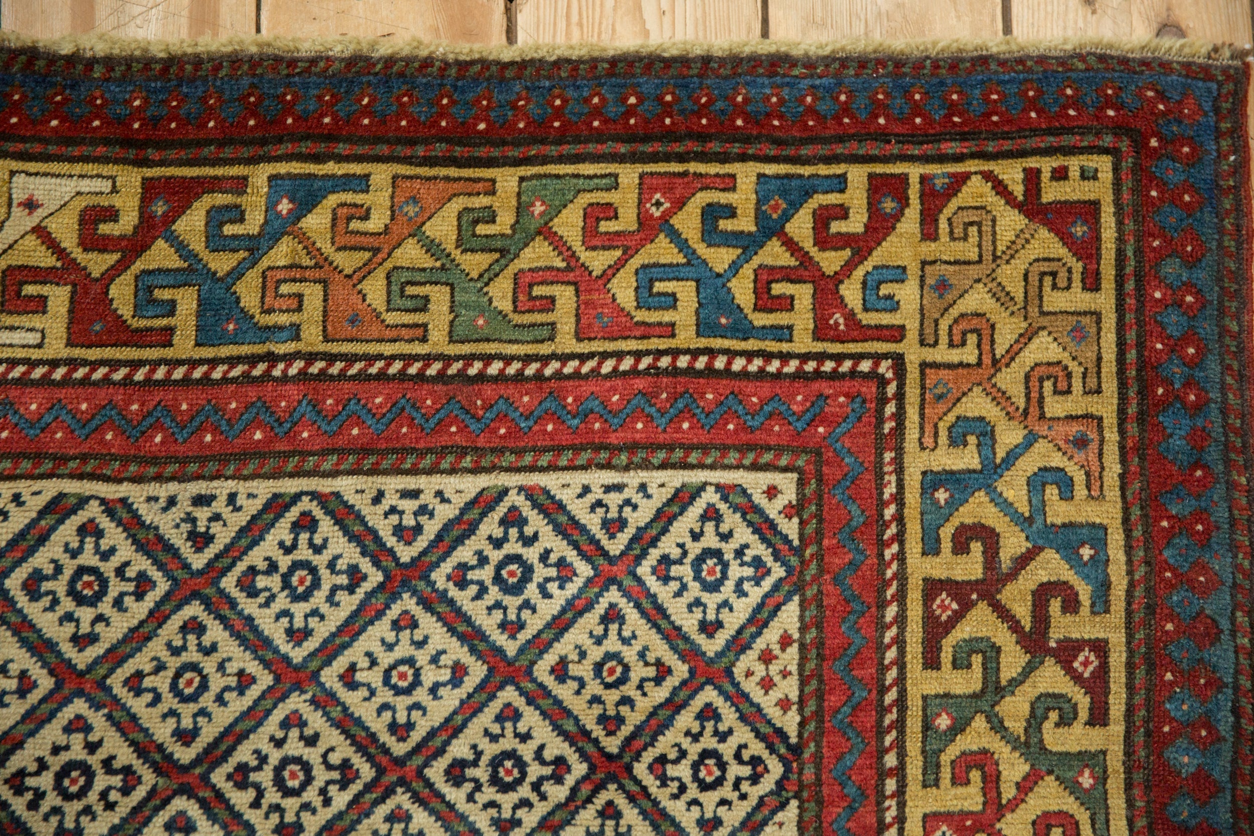 4x9 Antique Caucasian Rug Runner by Old New House® - product image 3 for Resin Society