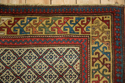 4x9 Antique Caucasian Rug Runner by Old New House® - product image 3 for Resin Society