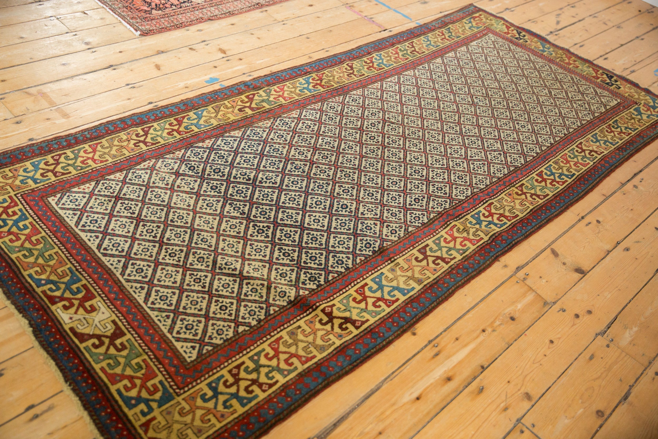 4x9 Antique Caucasian Rug Runner by Old New House® - product image 5 for Resin Society
