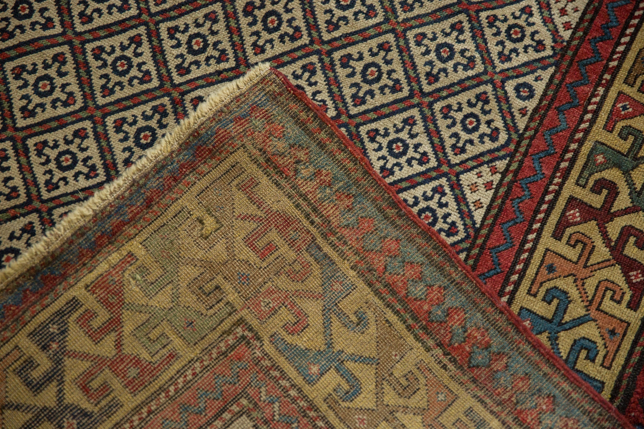 4x9 Antique Caucasian Rug Runner by Old New House® - product image 12 for Resin Society