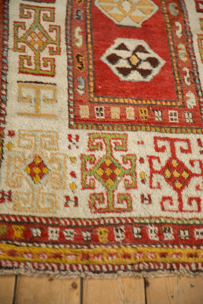 3.5x10 Antique Kazak Rug Runner by Old New House® - product image 5 for Resin Society