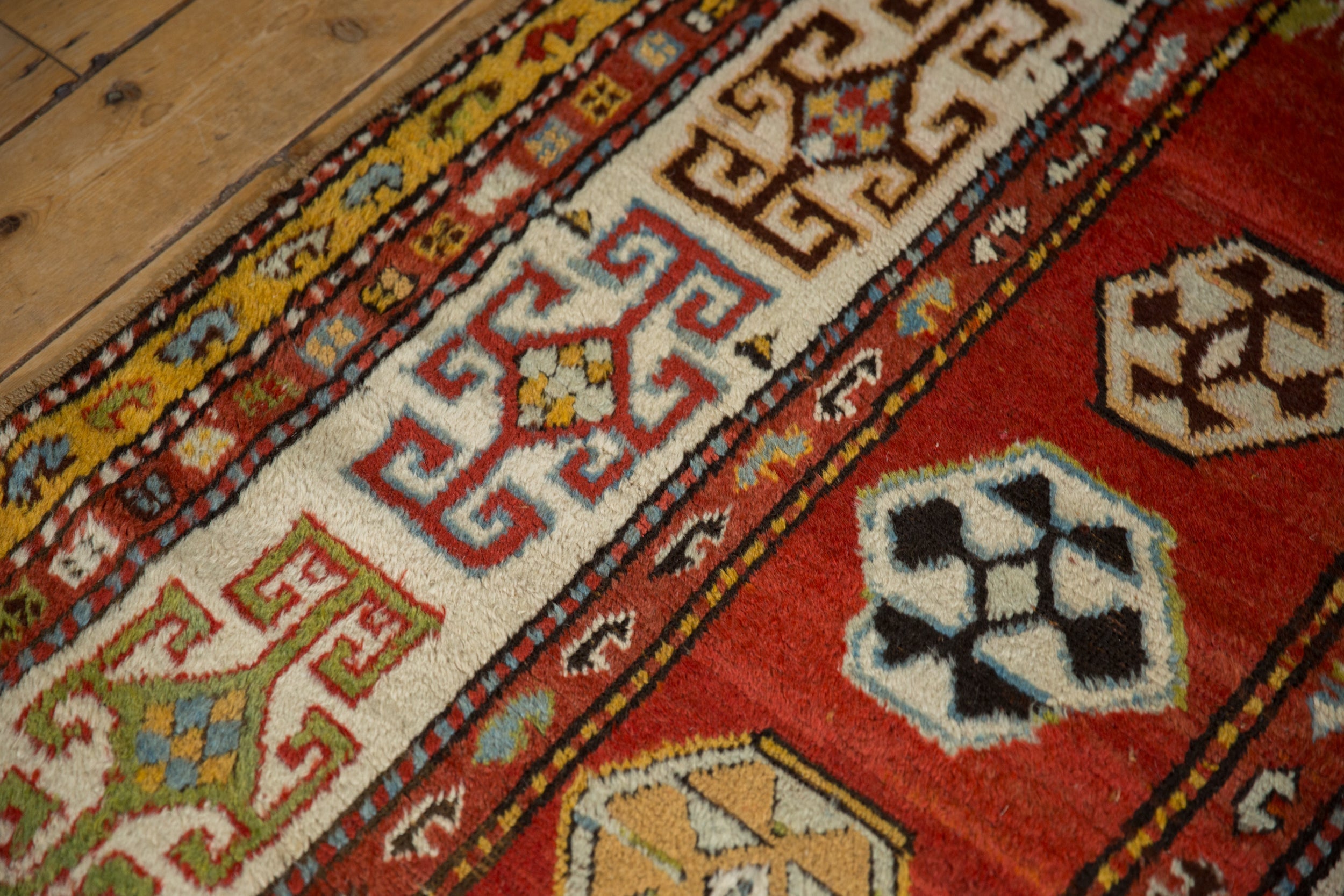 3.5x10 Antique Kazak Rug Runner by Old New House® - product image 8 for Resin Society