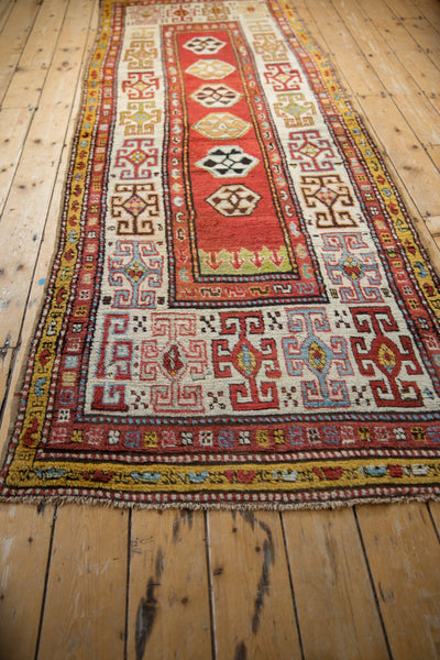 3.5x10 Antique Kazak Rug Runner by Old New House® - product image 9 for Resin Society