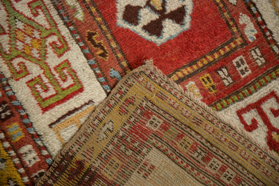 3.5x10 Antique Kazak Rug Runner by Old New House® - product image 15 for Resin Society