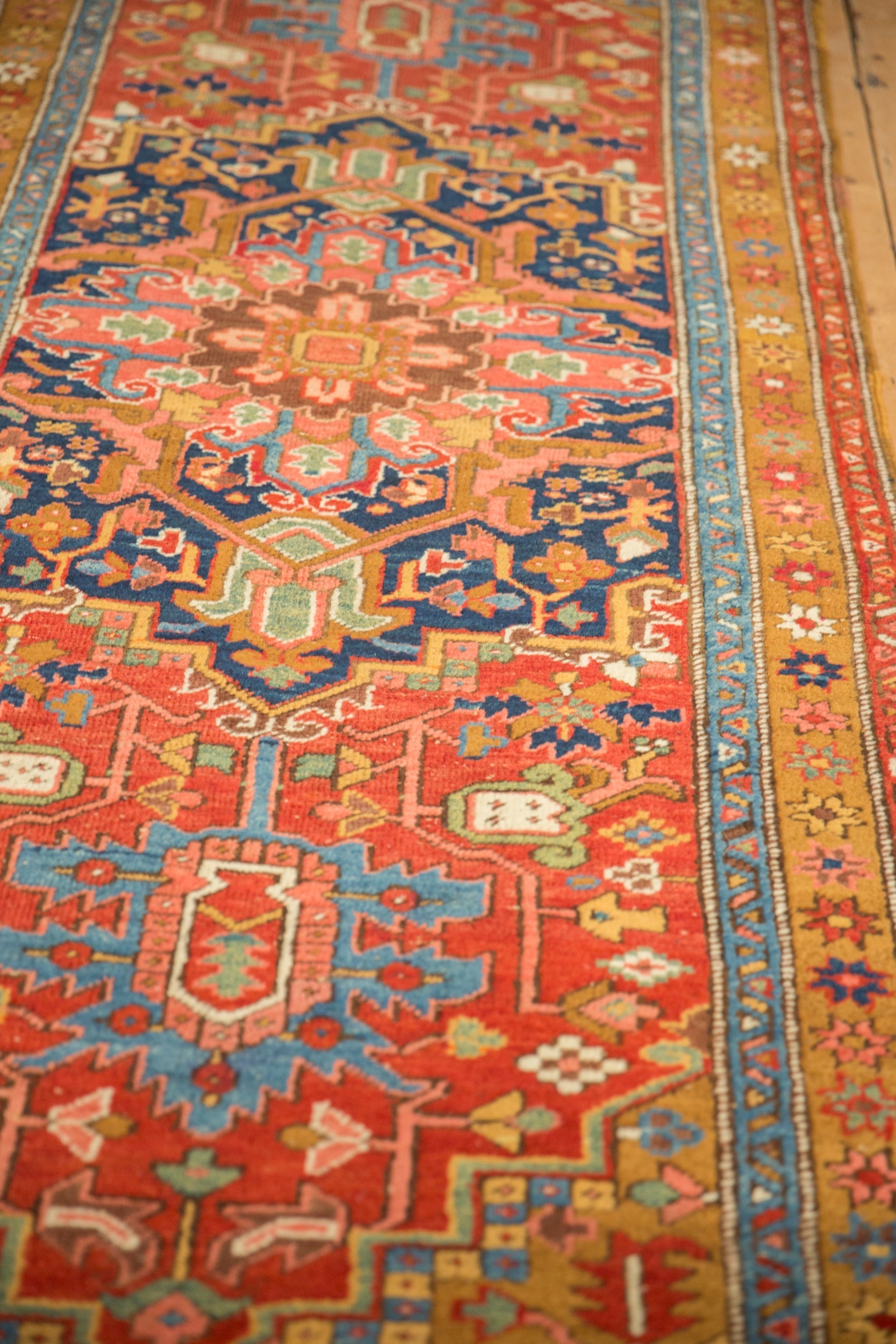 3.5x11 Antique Heriz Rug Runner by Old New House® - product image 4 for Resin Society