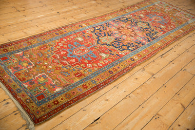 3.5x11 Antique Heriz Rug Runner by Old New House® - product image 5 for Resin Society
