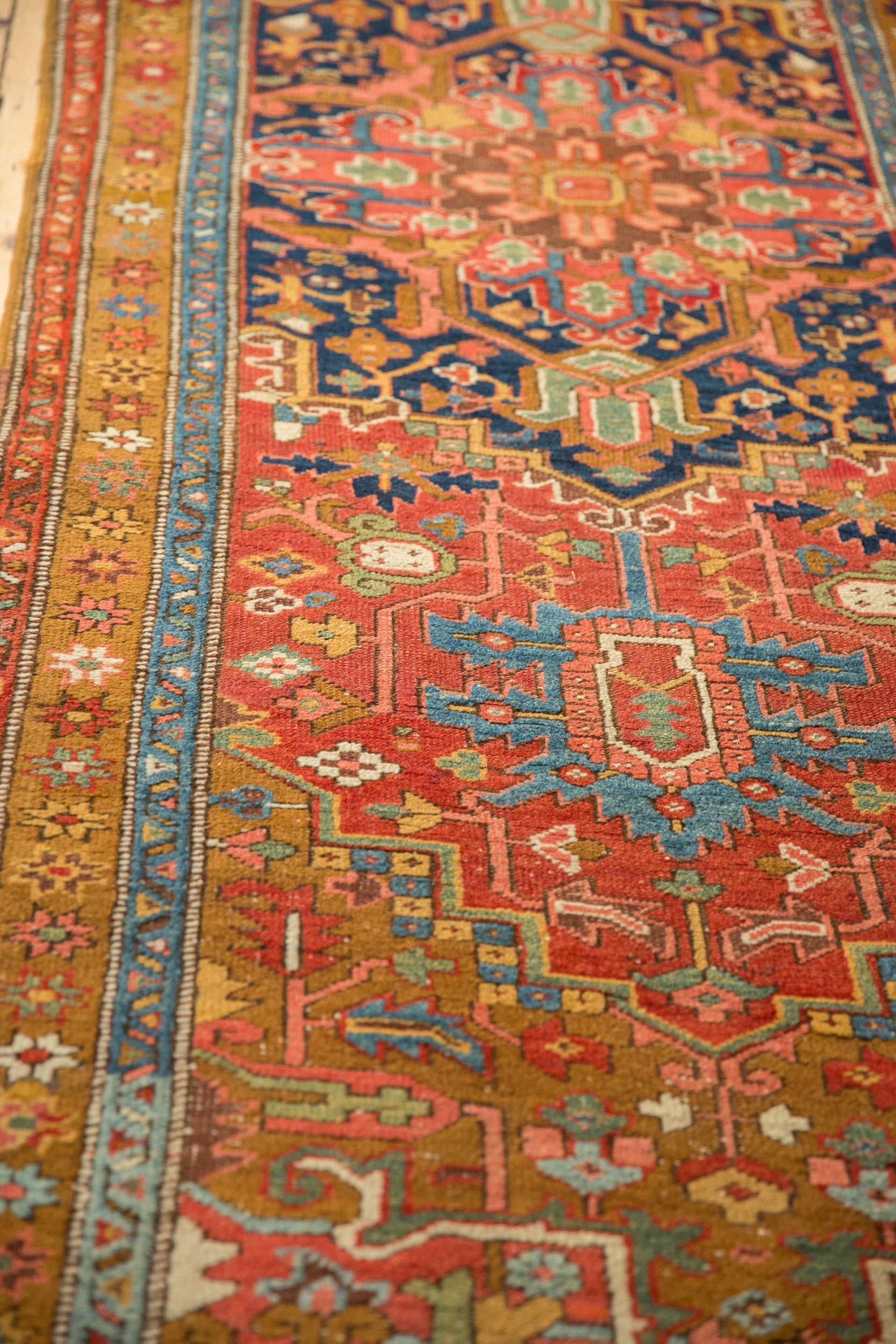 3.5x11 Antique Heriz Rug Runner by Old New House® - product image 8 for Resin Society