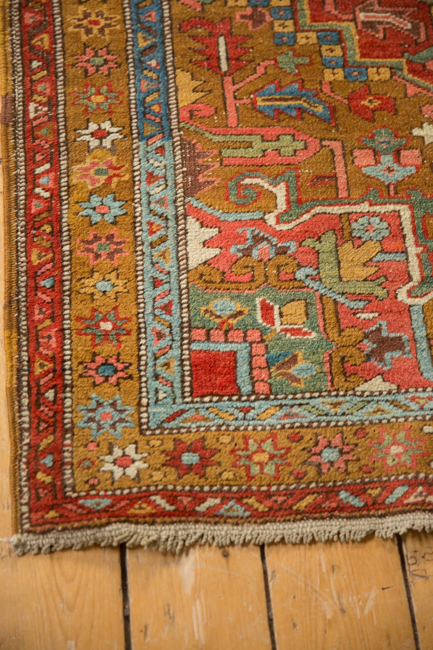 3.5x11 Antique Heriz Rug Runner by Old New House® - product image 9 for Resin Society