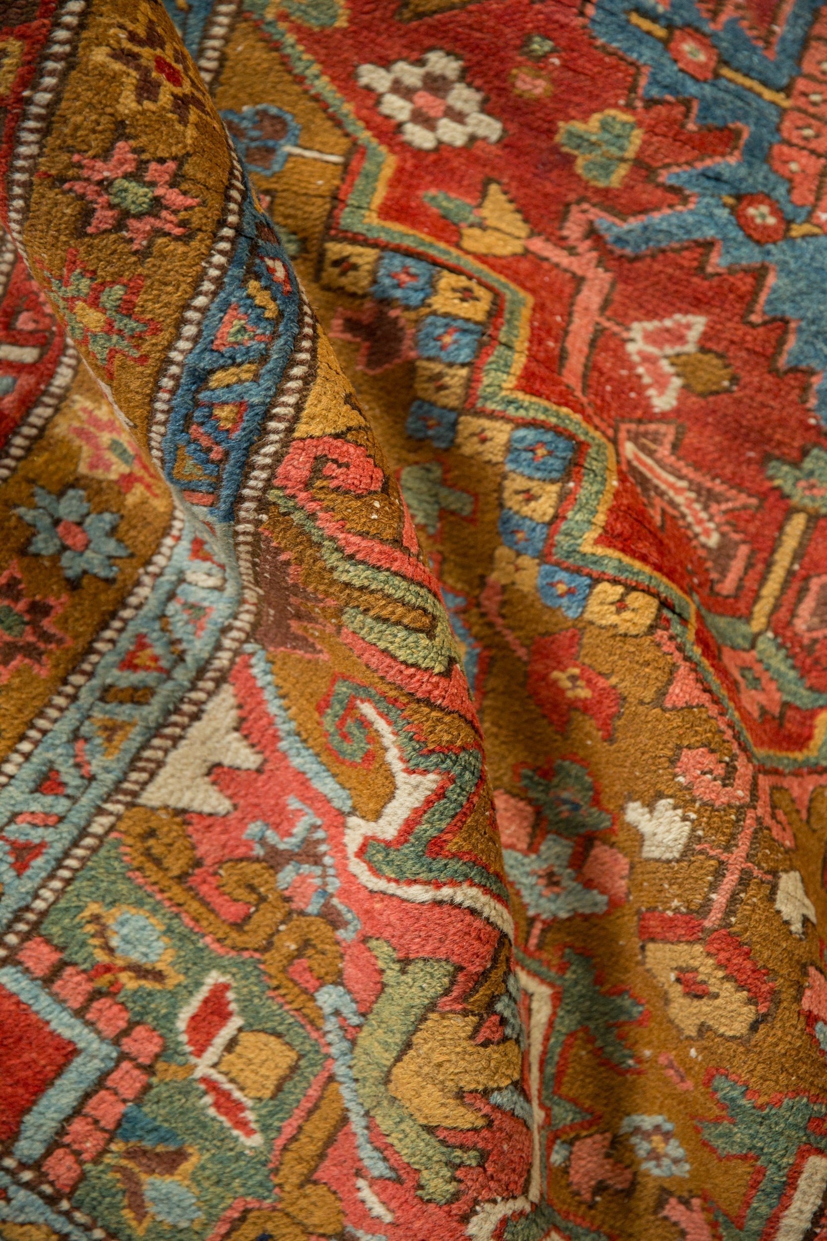 3.5x11 Antique Heriz Rug Runner by Old New House® - product image 11 for Resin Society