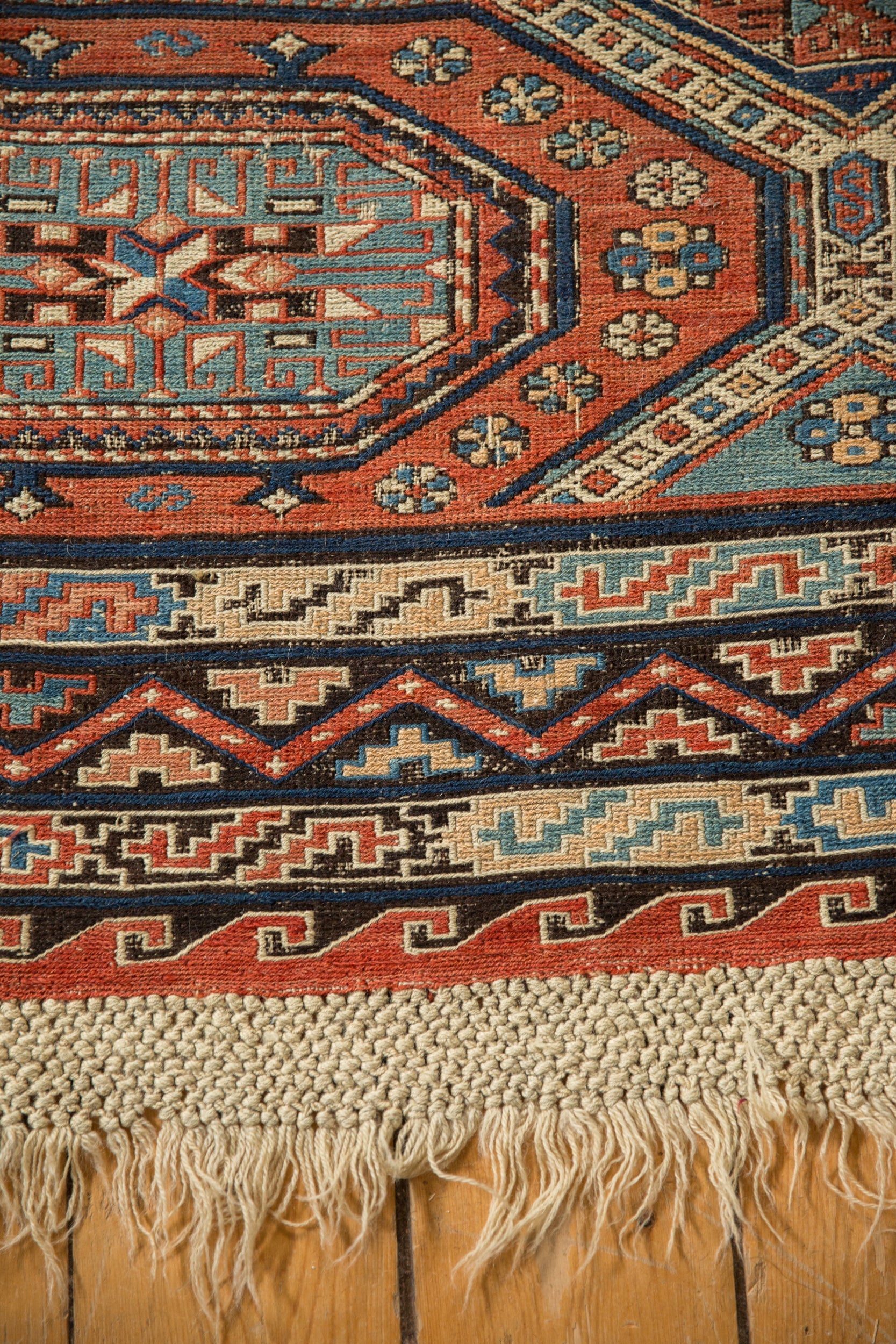 7x10.5 Antique Soumac Design Carpet by Old New House® - product image 9 for Resin Society