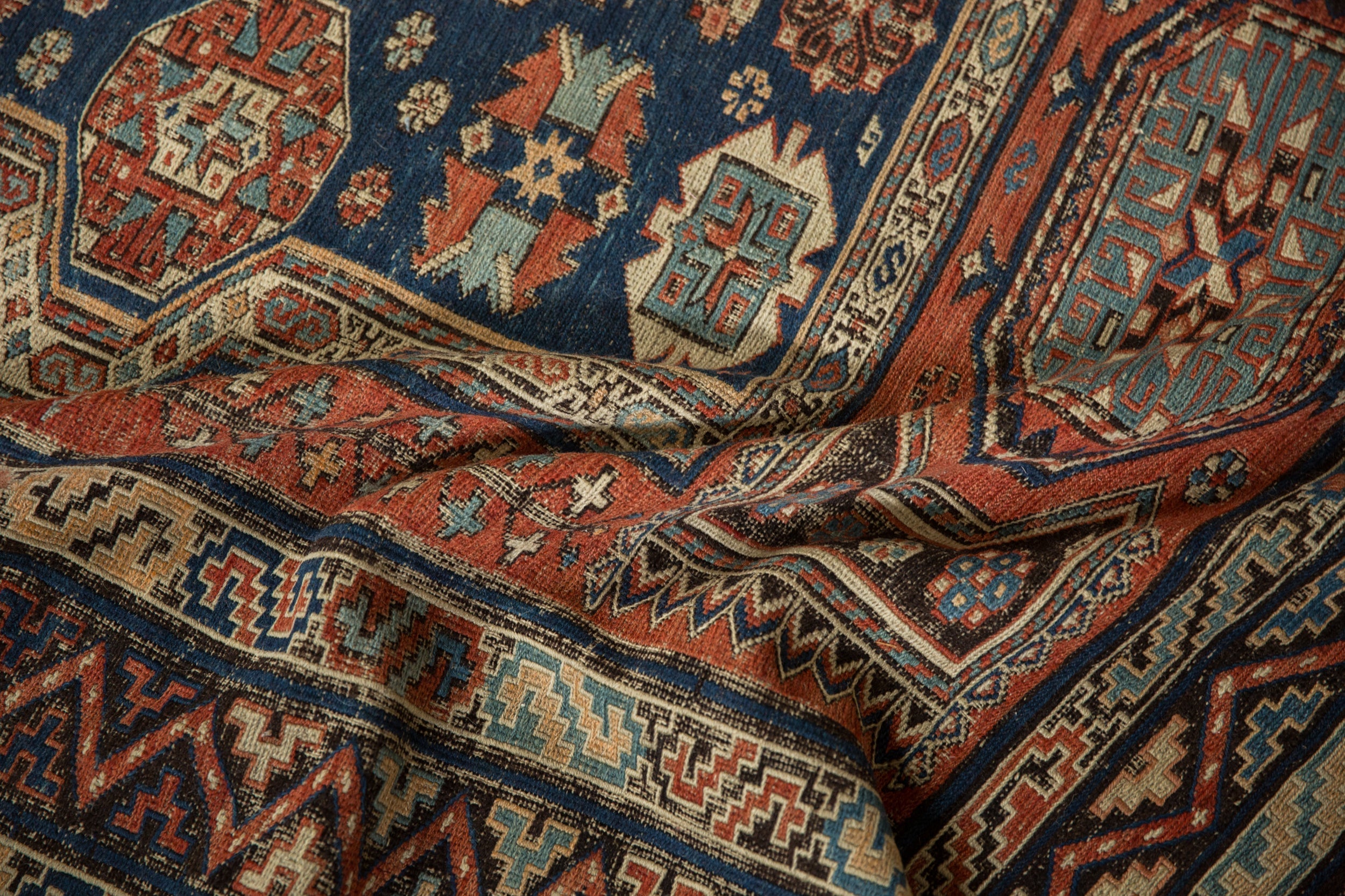 7x10.5 Antique Soumac Design Carpet by Old New House® - product image 12 for Resin Society