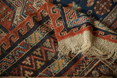 7x10.5 Antique Soumac Design Carpet by Old New House® - product image 13 for Resin Society