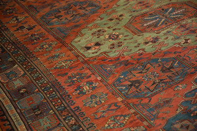 8.5x10.5 Antique Soumac Design Carpet by Old New House® - product image 5 for Resin Society