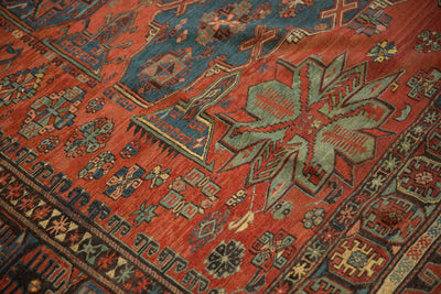 8.5x10.5 Antique Soumac Design Carpet by Old New House® - product image 6 for Resin Society