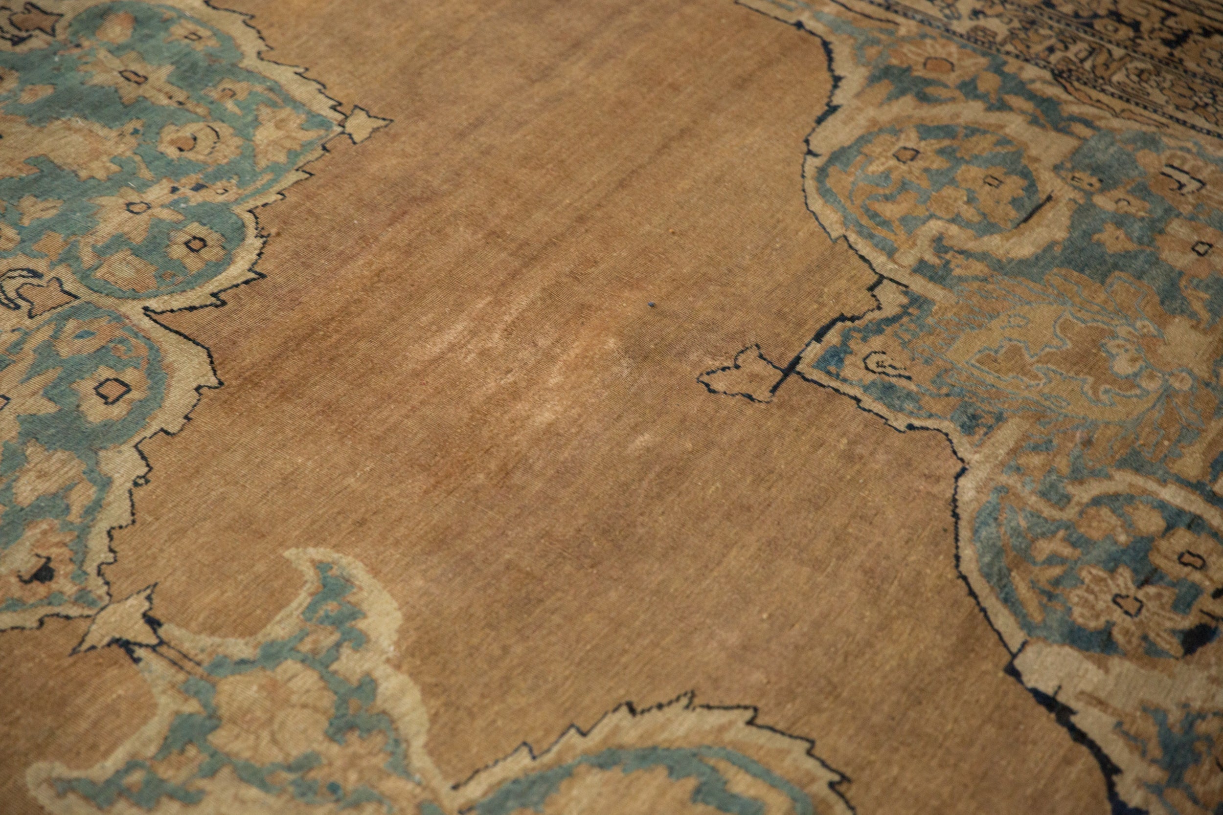 RESERVED 11x14 Antique Tea Washed Kerman Carpet