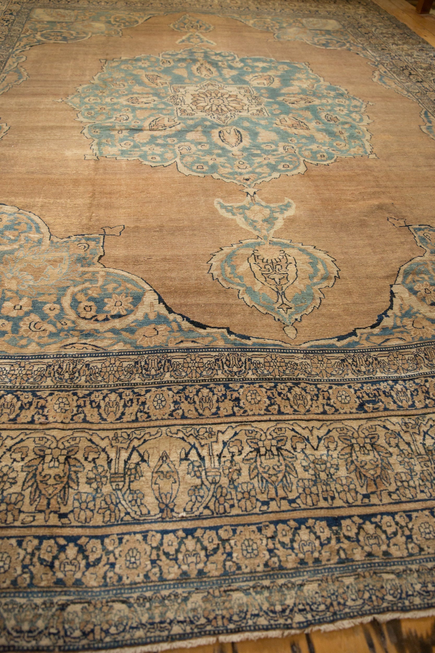 RESERVED 11x14 Antique Tea Washed Kerman Carpet