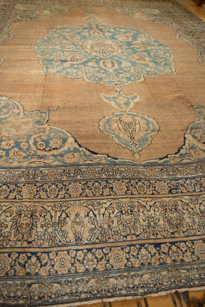 RESERVED 11x14 Antique Tea Washed Kerman Carpet