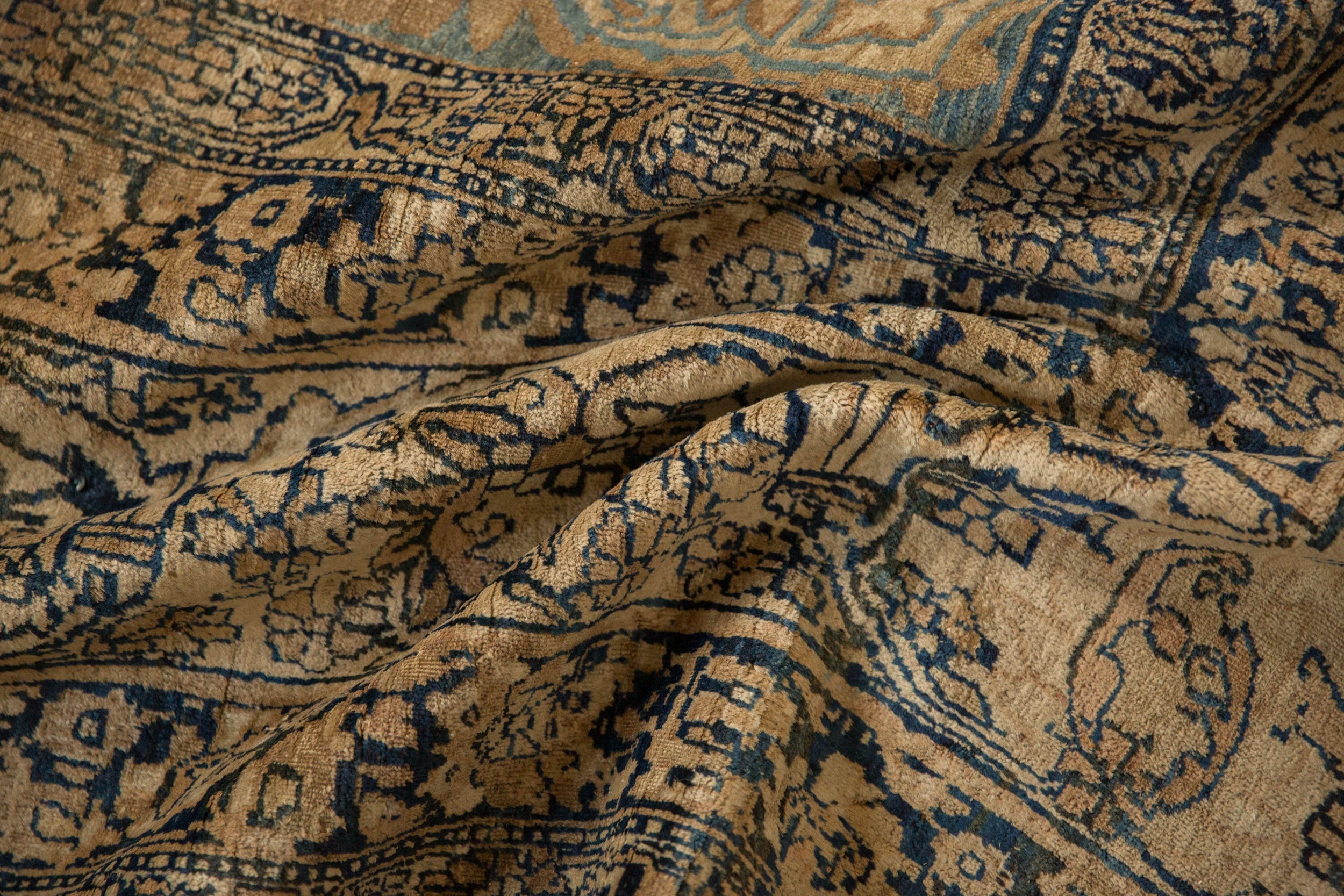 RESERVED 11x14 Antique Tea Washed Kerman Carpet