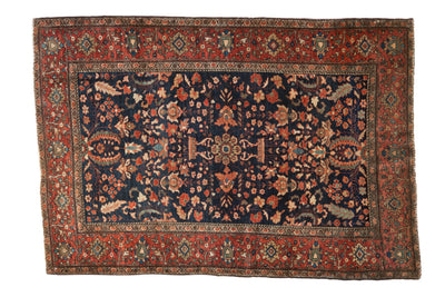 3.5x4.5 Antique Farahan Sarouk Square Rug by Old New House® - main product image for Resin Society