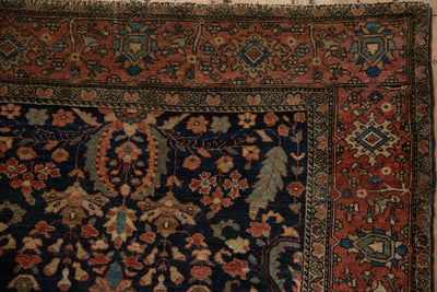 3.5x4.5 Antique Farahan Sarouk Square Rug by Old New House® - product image 3 for Resin Society