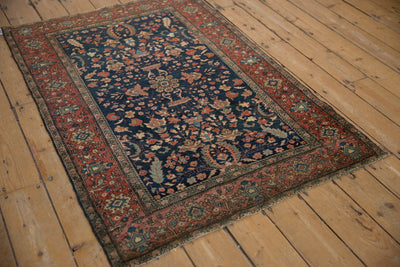 3.5x4.5 Antique Farahan Sarouk Square Rug by Old New House® - product image 5 for Resin Society
