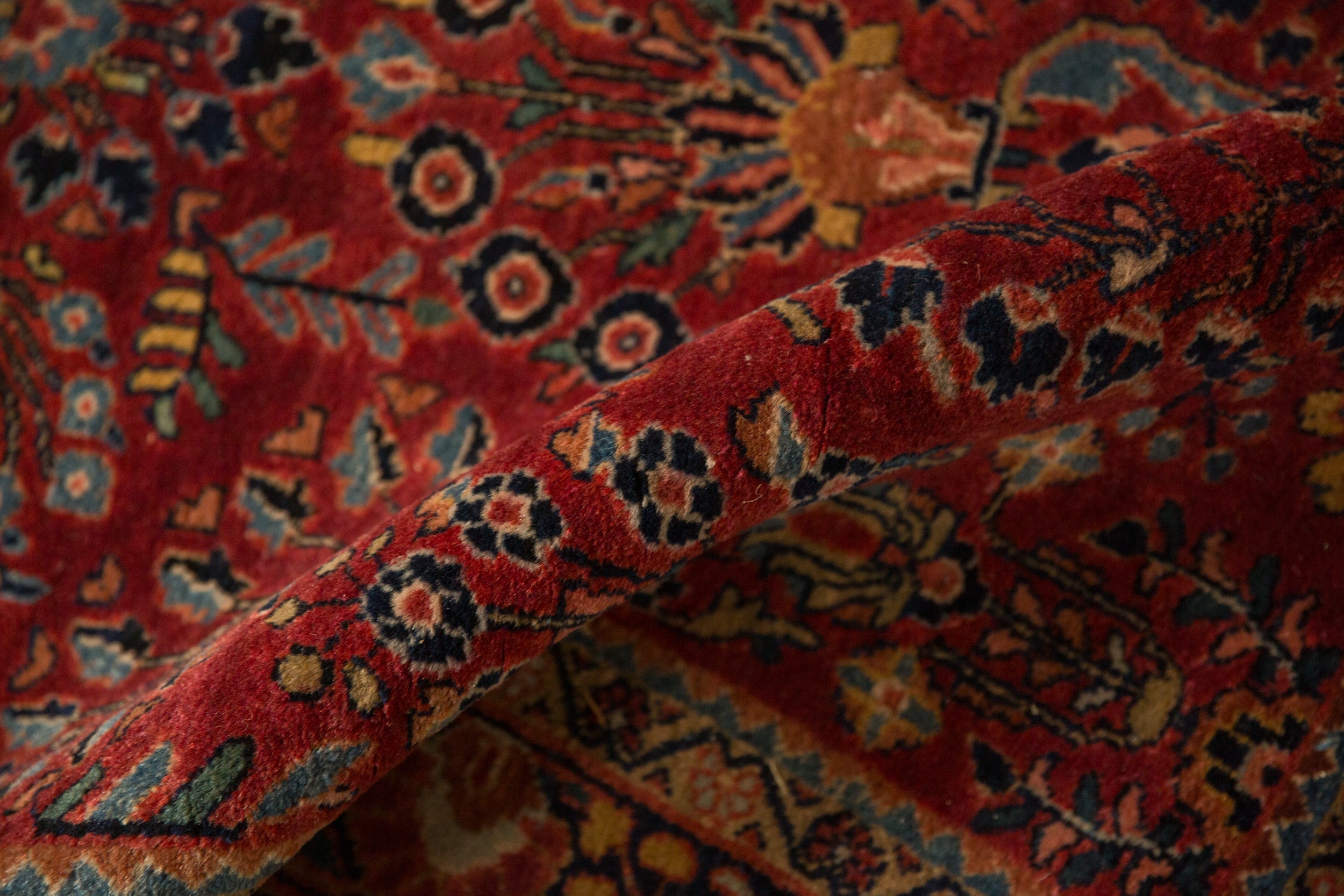 4.5x7 Vintage Sarouk Rug by Old New House® - product image 10 for Resin Society