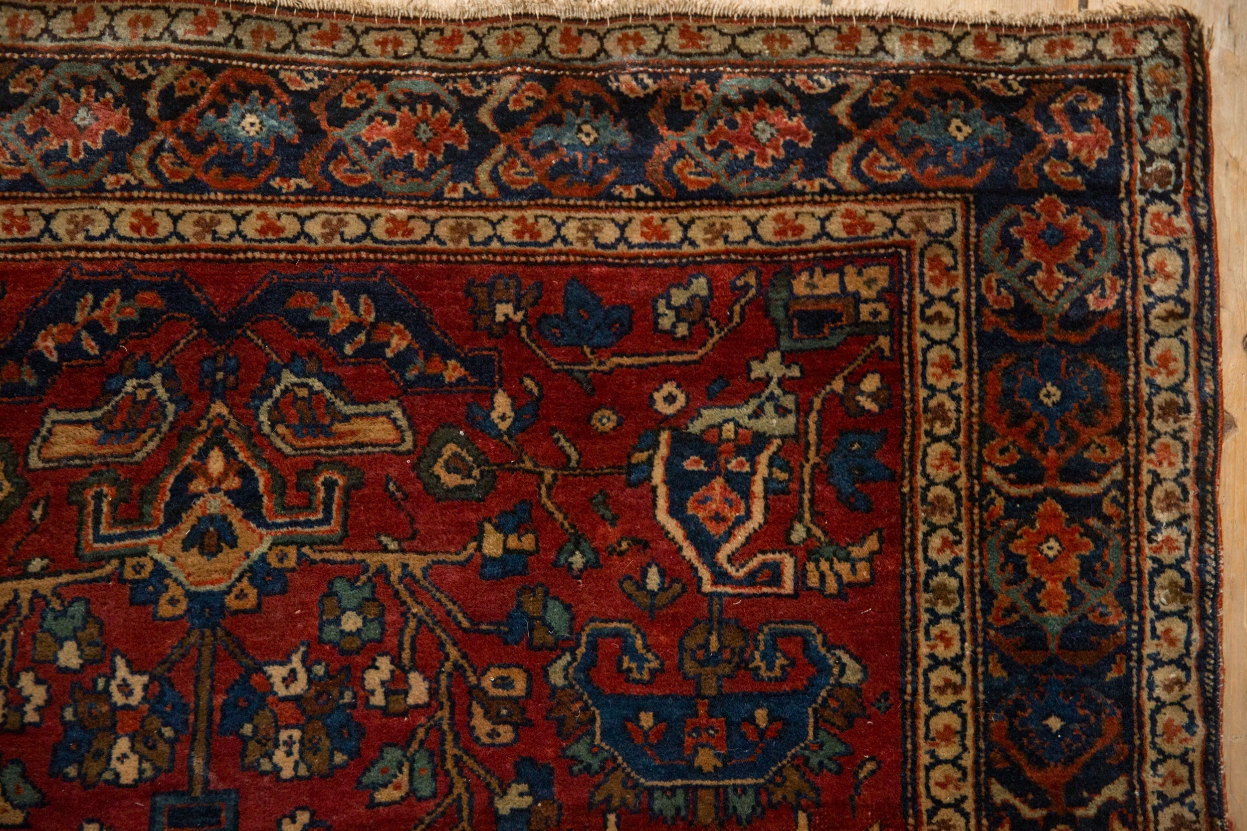 3.5x5 Antique Farahan Sarouk Rug by Old New House® - product image 3 for Resin Society