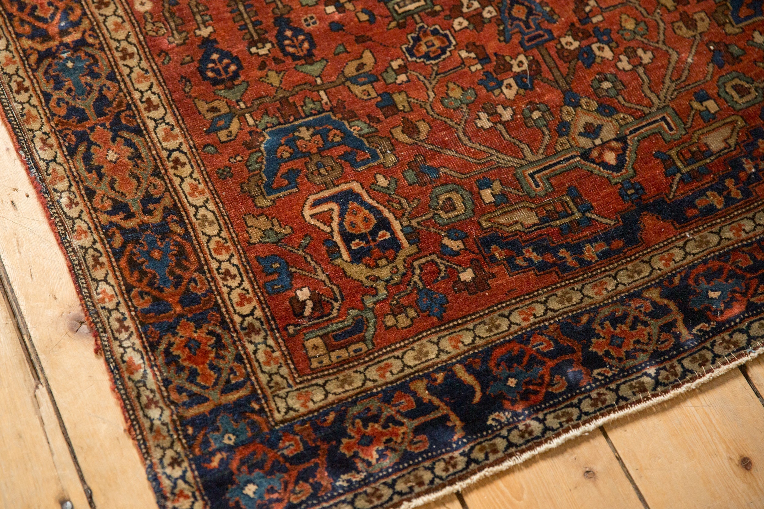 3.5x5 Antique Farahan Sarouk Rug by Old New House® - product image 8 for Resin Society