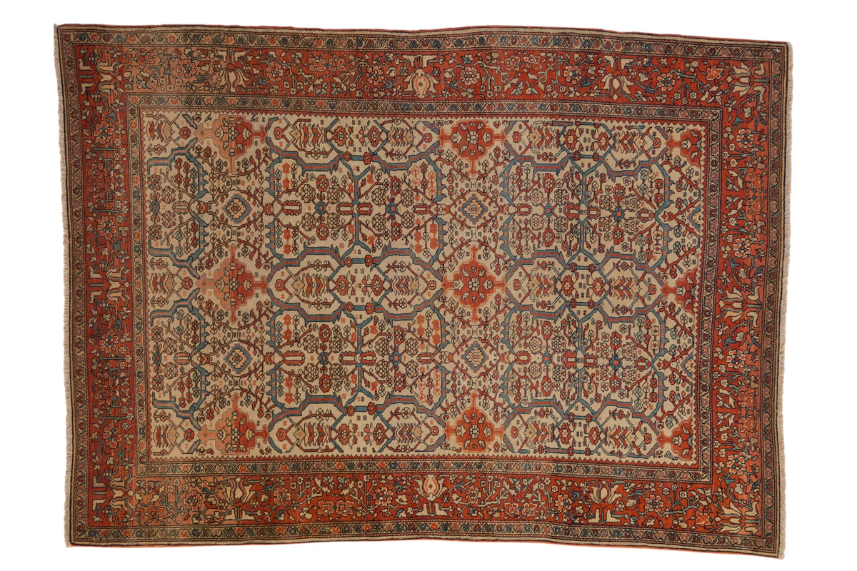 4.5x6 Antique Farahan Sarouk Rug by Old New House® - main product image for Resin Society