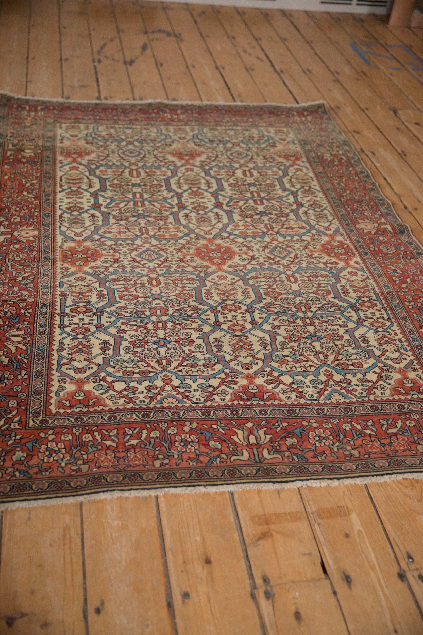 4.5x6 Antique Farahan Sarouk Rug by Old New House® - product image 6 for Resin Society