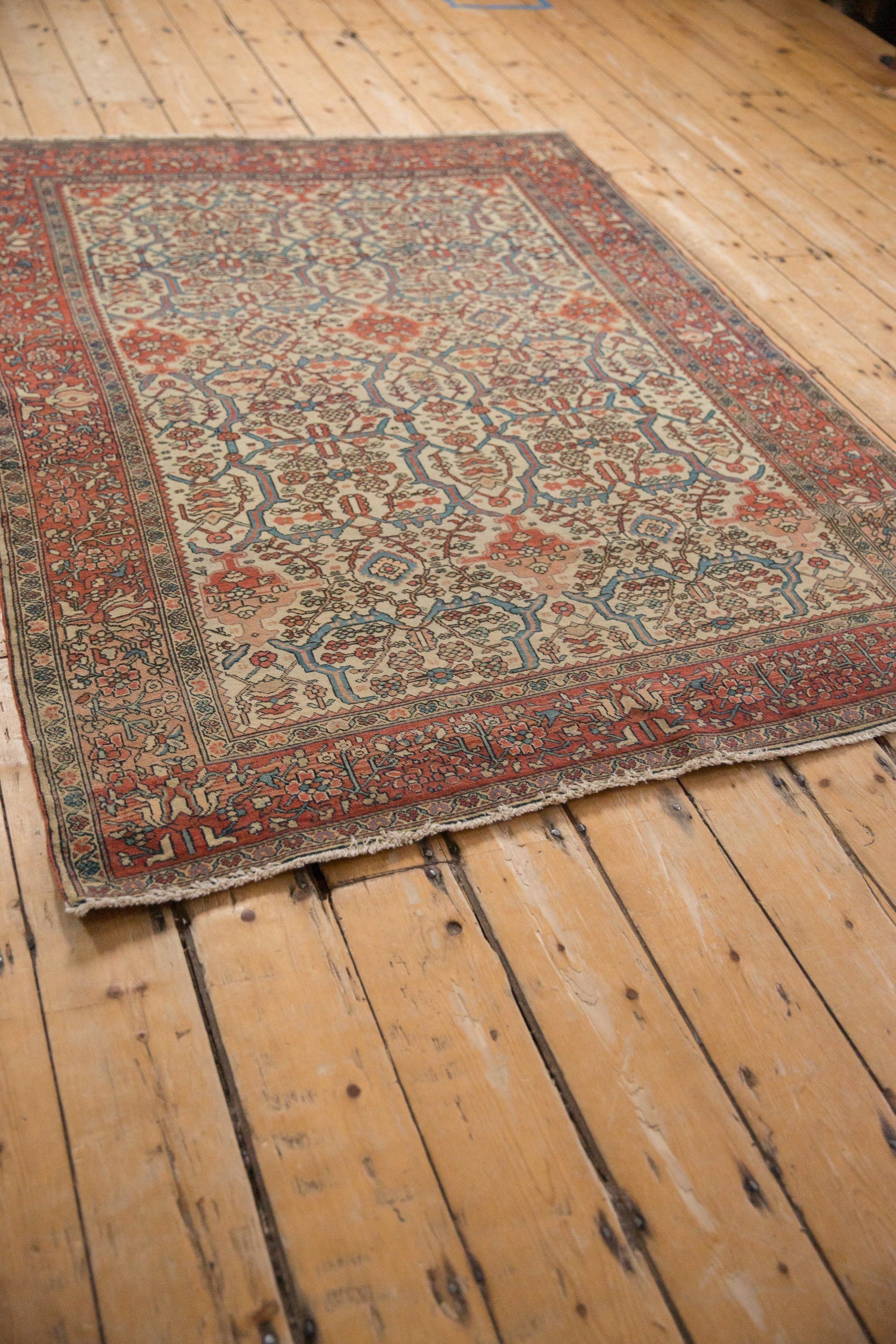 4.5x6 Antique Farahan Sarouk Rug by Old New House® - product image 8 for Resin Society
