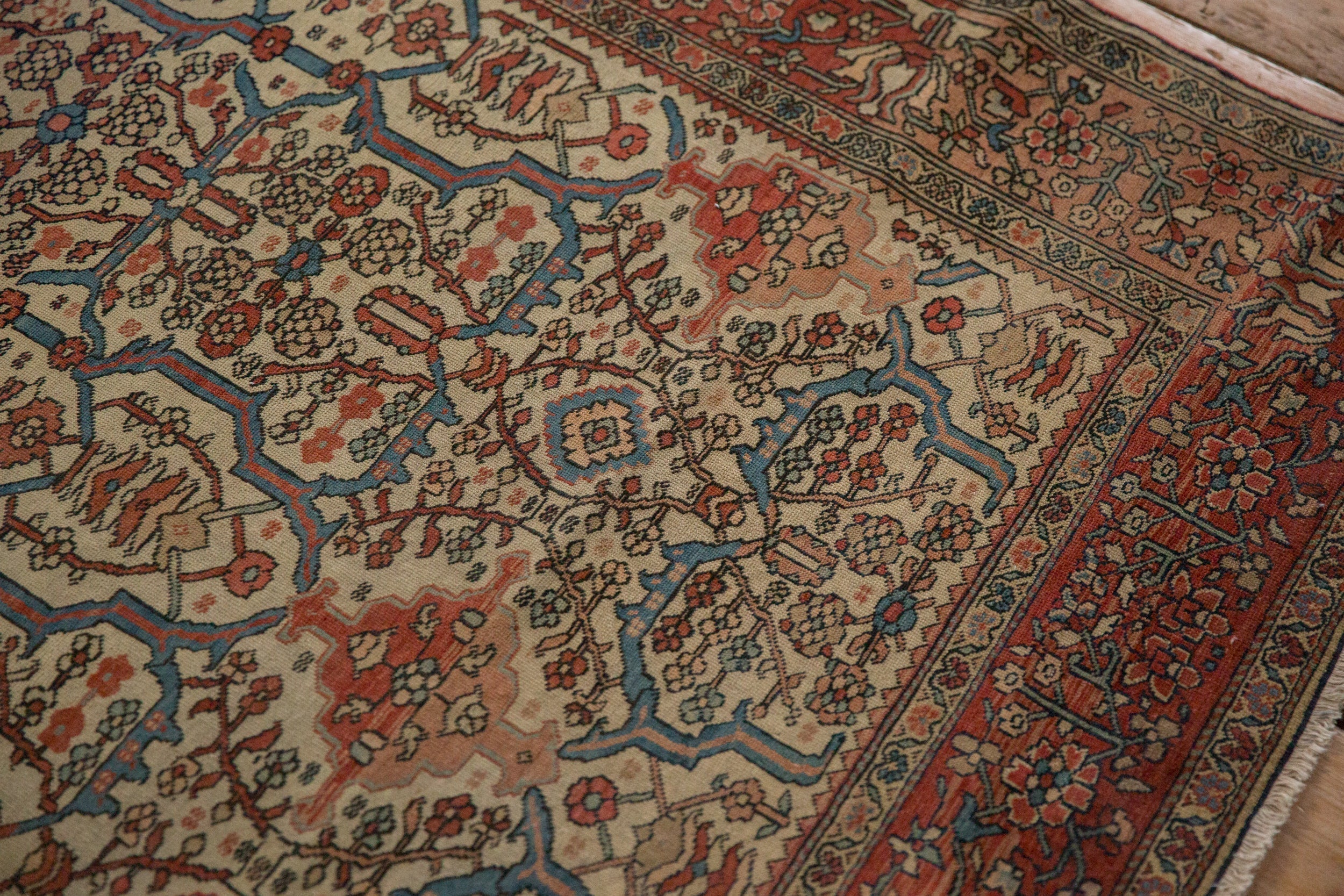 4.5x6 Antique Farahan Sarouk Rug by Old New House® - product image 11 for Resin Society