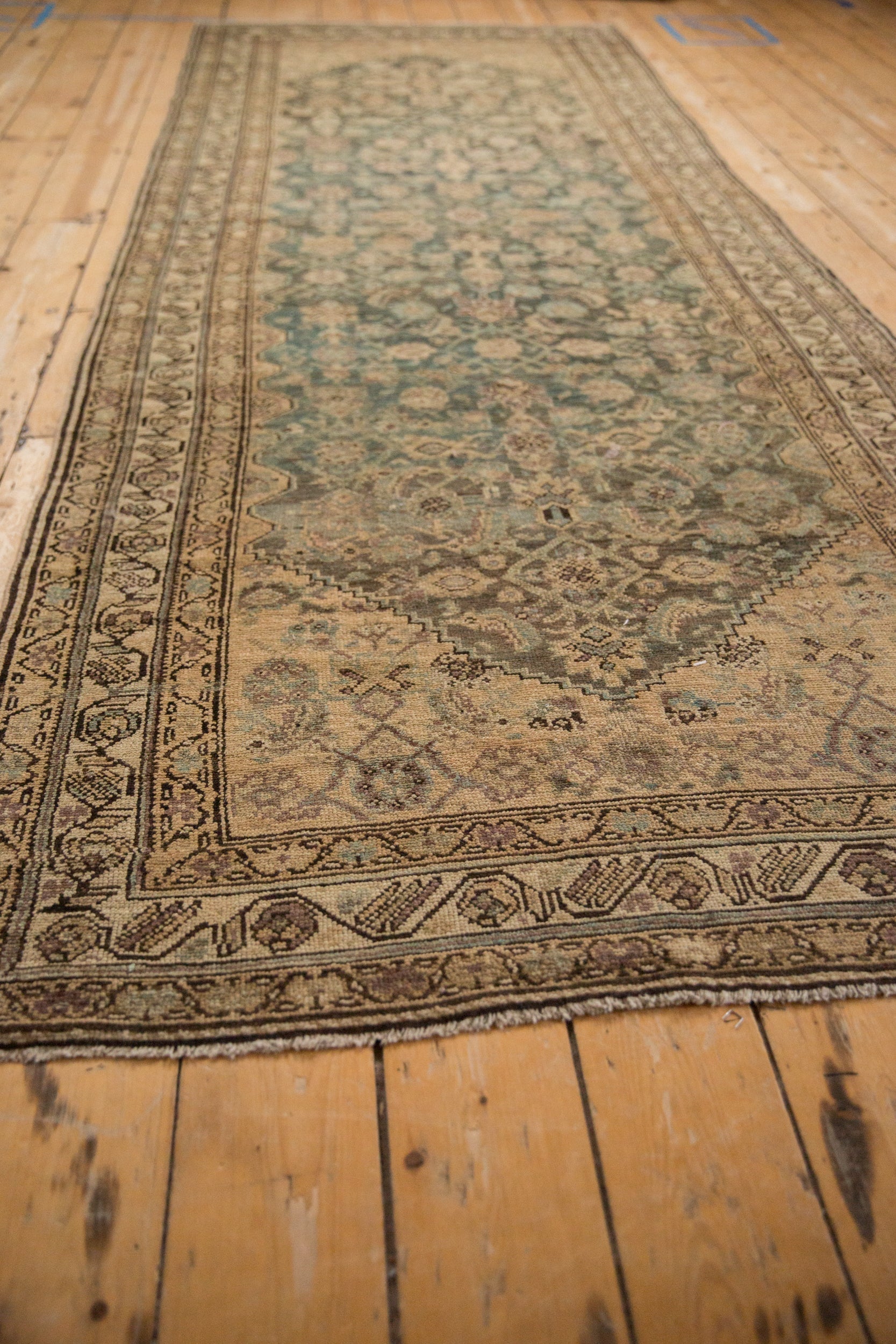 4x11 Vintage Distressed Hamadan Rug Runner by Old New House® - product image 7 for Resin Society