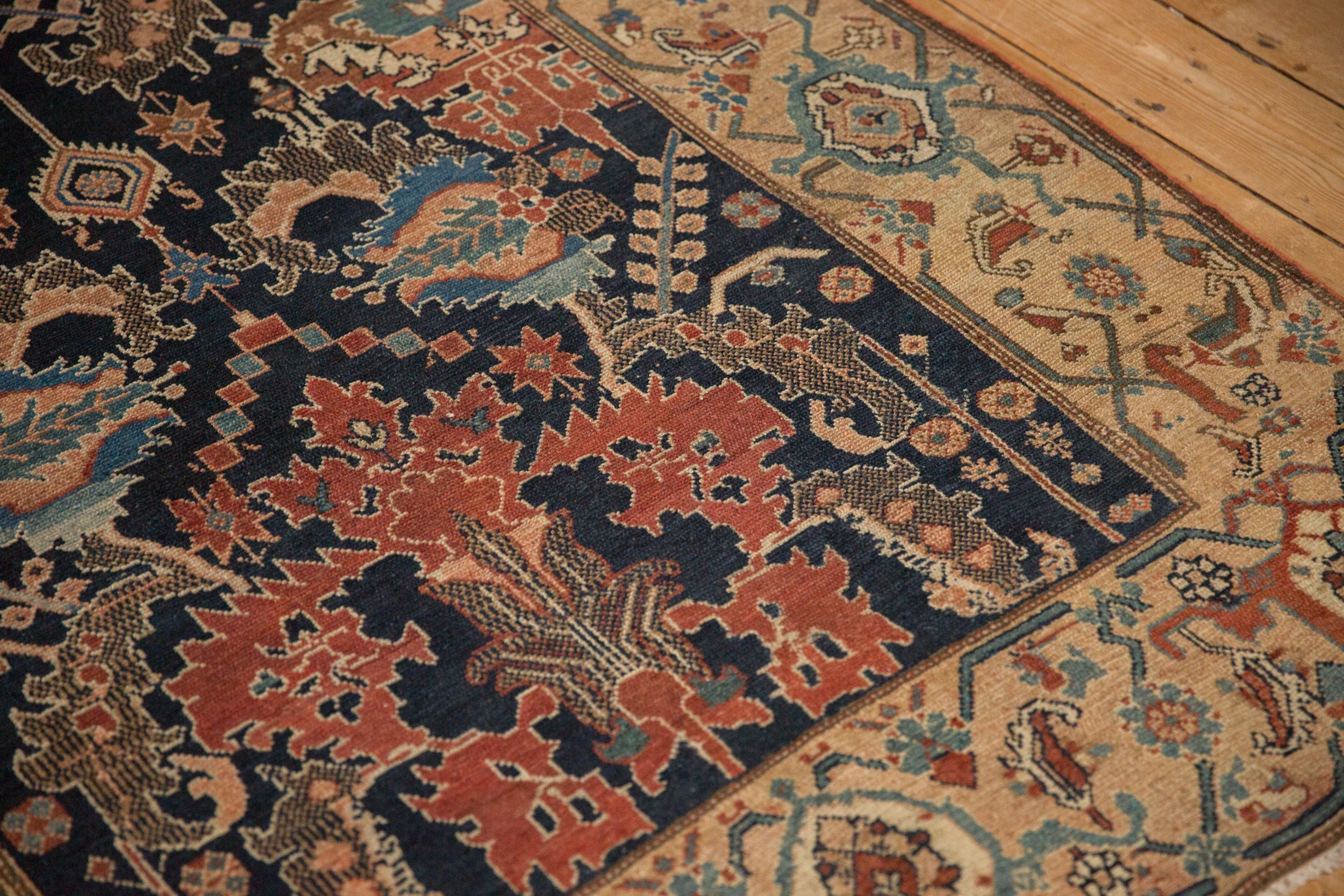 4x10 Antique Fine Malayer Rug Runner by Old New House® - product image 6 for Resin Society