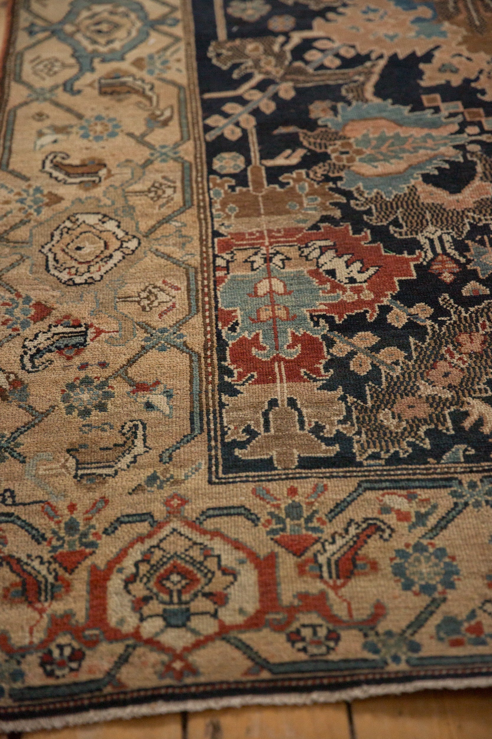 4x10 Antique Fine Malayer Rug Runner by Old New House® - product image 9 for Resin Society